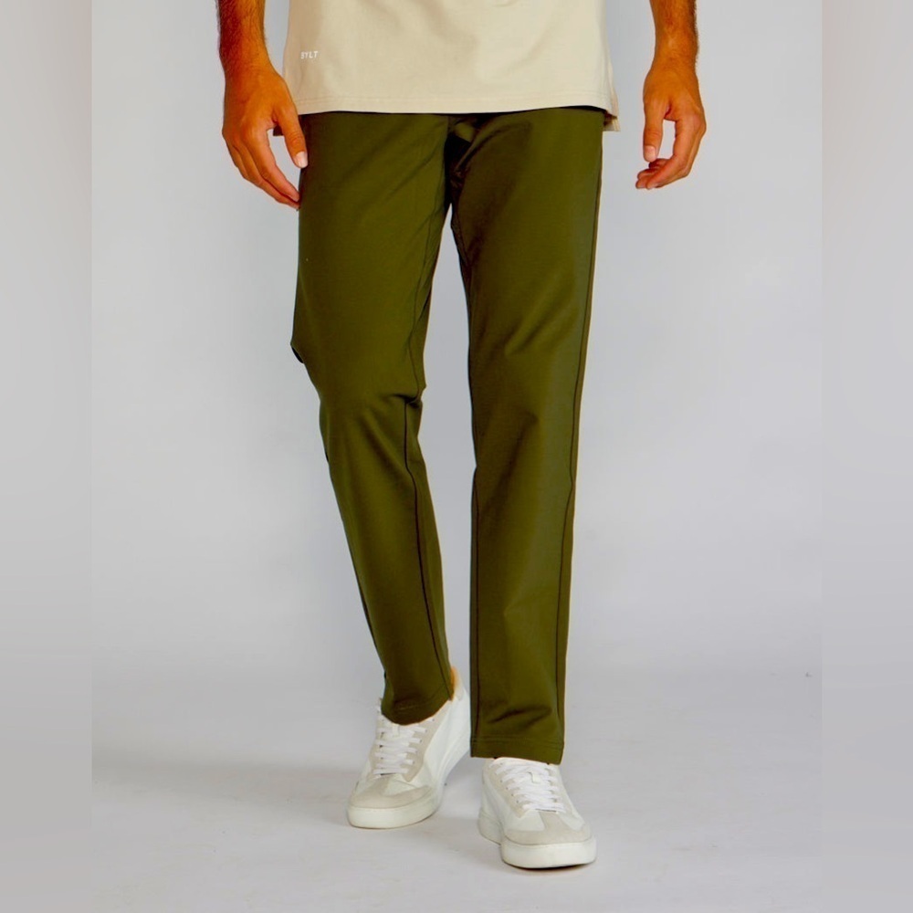 BYLT Basics Everyday Straight Fit Pant 2.0 Men's, Forest Green